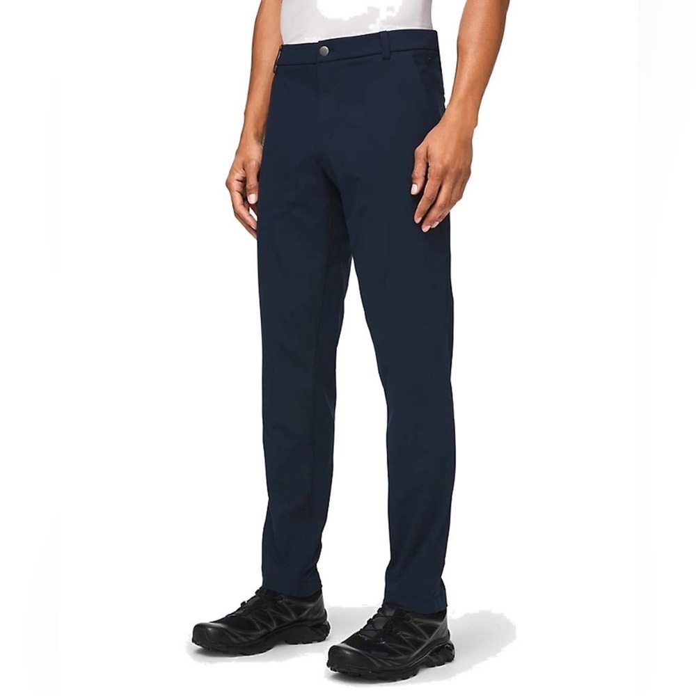 Lululemon Slim Fit Pants Trouser Men's 28 Dark Navy Blue Color
